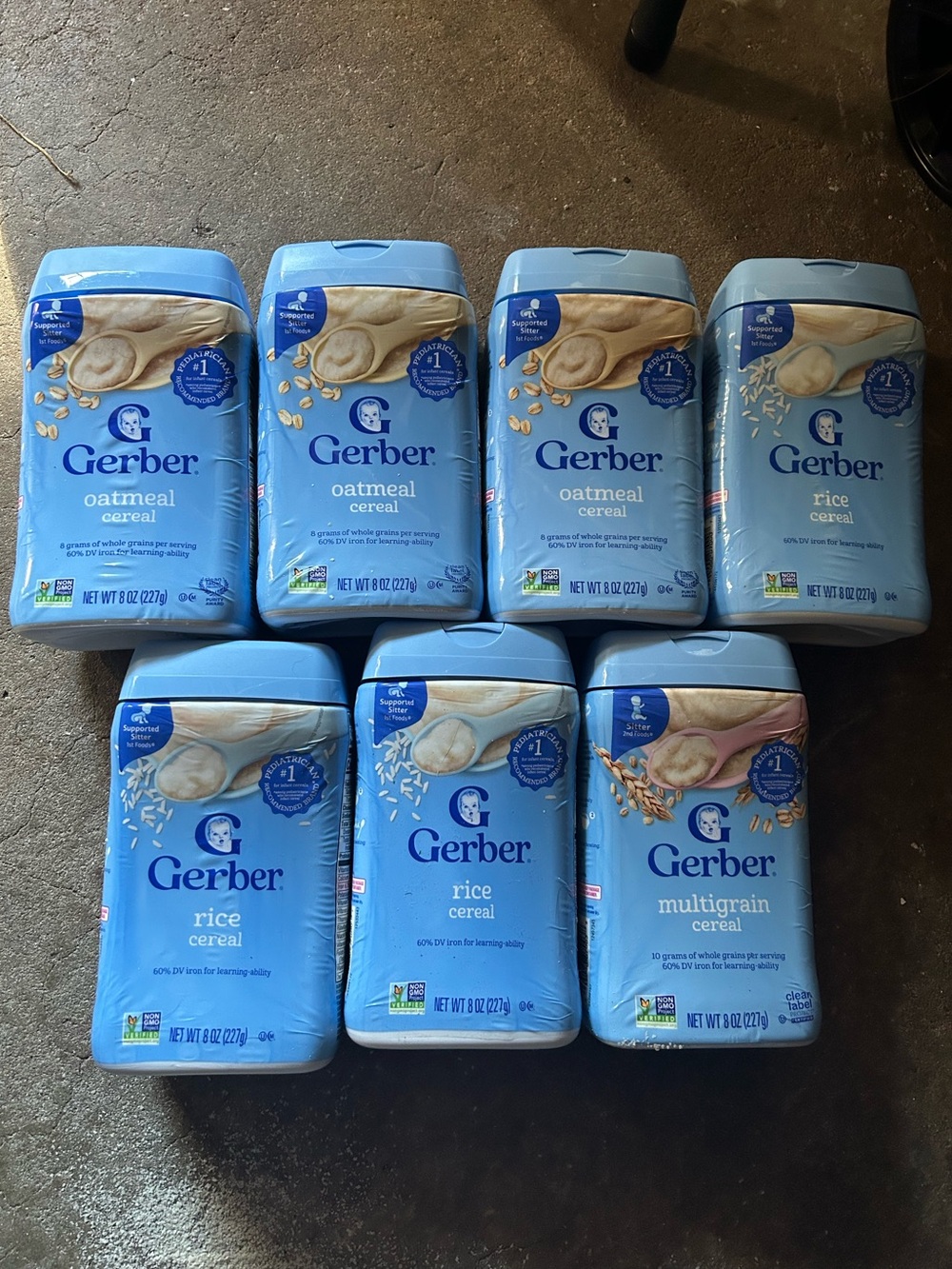 Gerber Baby Cereal Variety Lot